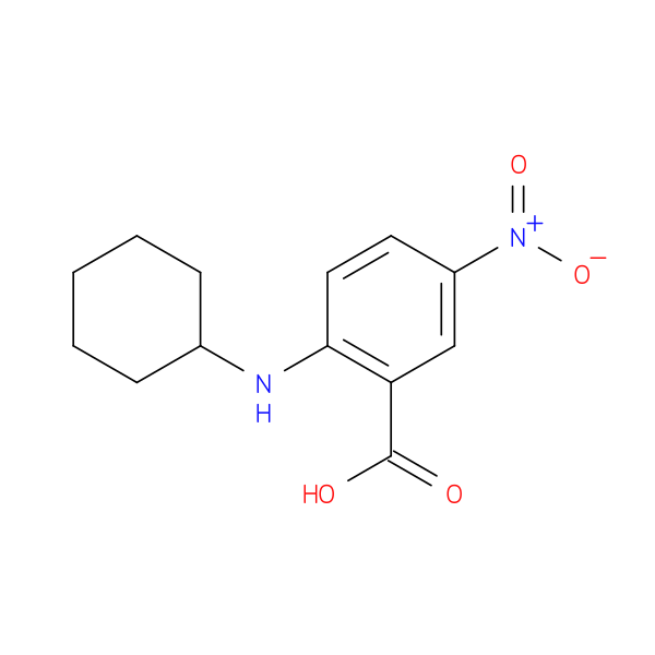 2-(Cyclohexylamino)-5-nitrobenzoic acid