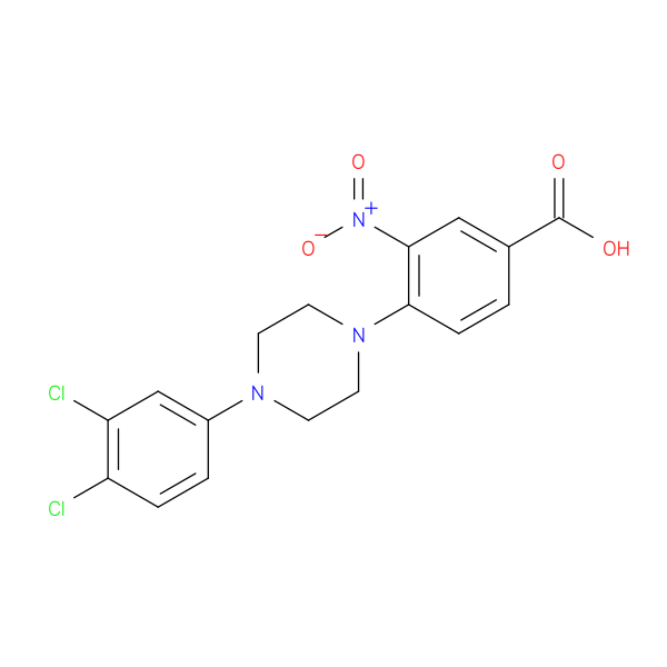 4-[4-(3,4-dichlorophenyl)piperazin-1-yl]-3-nitrobenzoic acid