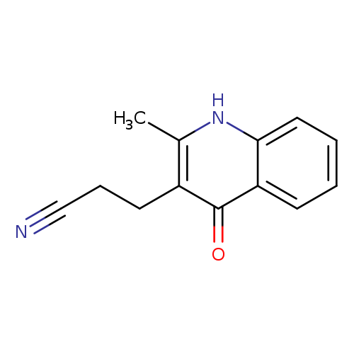 3-(2-methyl-4-oxo-1,4-dihydro-3-quinolinyl)propanenitrile