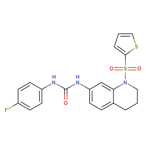 1-(4-fluorophenyl)-3-[1-(thiophene-2-sulfonyl)-1,2,3,4-tetrahydroquinolin-7-yl]urea
