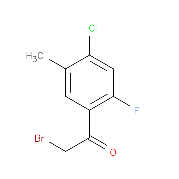 2-Bromo-1-(4-chloro-2-fluoro-5-methylphenyl)-1-ethanone