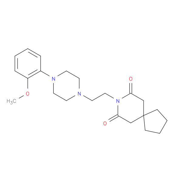 8-Azaspiro[4.5]decane-7,9-dione, 8-[2-[4-(2-methoxyphenyl)-1-piperazinyl]ethyl]-