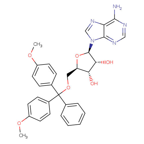 5'-O-[Bis(4-methoxyphenyl)phenylmethyl]-adenosine