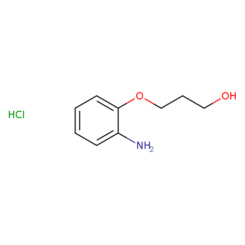 3-(2-Aminophenoxy)propan-1-ol hydrochloride