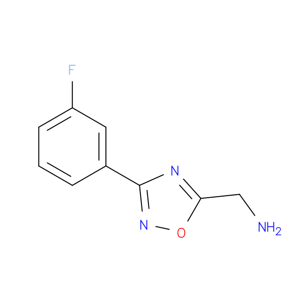 [3-(3-Fluorophenyl)-1,2,4-oxadiazol-5-yl]methanamine