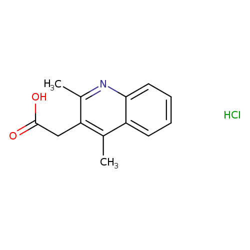 2-(2,4-Dimethylquinolin-3-yl)acetic acid hydrochloride