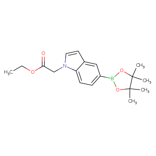 Ethyl 2-(5-(4,4,5,5-tetramethyl-1,3,2-dioxaborolan-2-yl)-1H-indol-1-yl)acetate