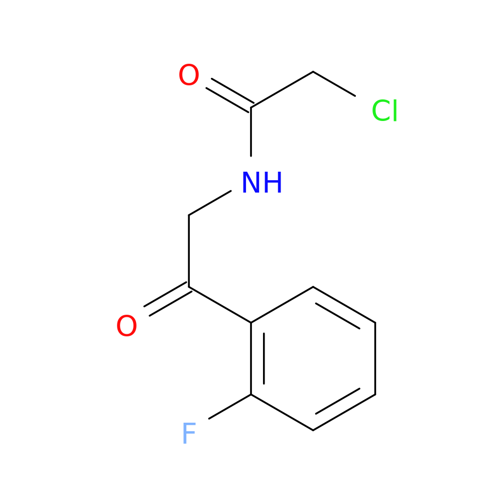 2-chloro-N-[2-(2-fluorophenyl)-2-oxoethyl]acetamide