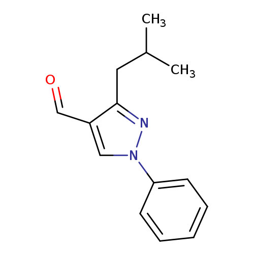 3-Isobutyl-1-phenyl-1h-pyrazole-4-carbaldehyde