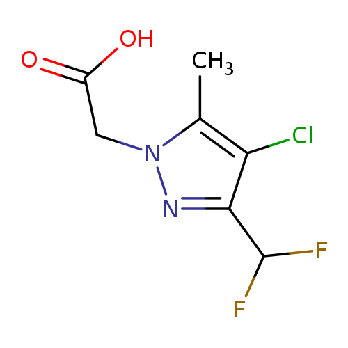 [4-Chloro-3-(difluoromethyl)-5-methyl-1h-pyrazol-1-yl]acetic acid