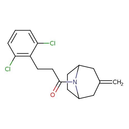 3-(2,6-dichlorophenyl)-1-{3-methylidene-8-azabicyclo[3.2.1]octan-8-yl}propan-1-one