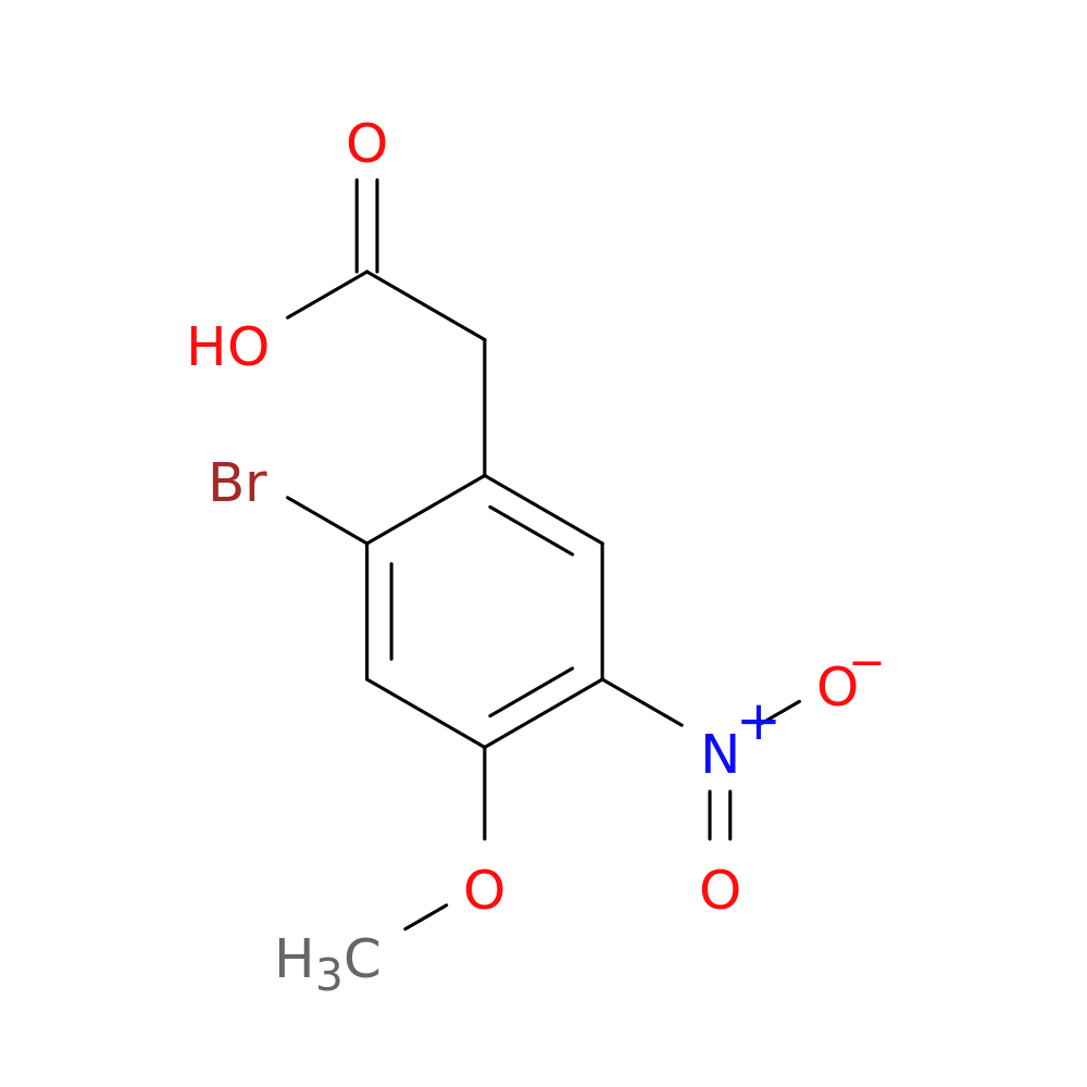 2-(2-bromo-4-methoxy-5-nitrophenyl)acetic acid