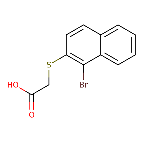 (1-BROMO-NAPHTHALEN-2-YLSULFANYL)-ACETIC ACID