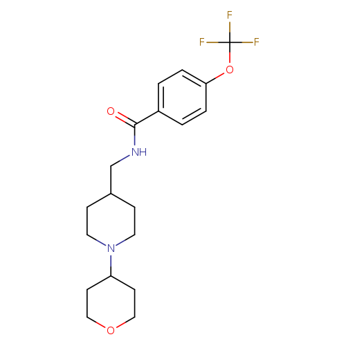 N-{[1-(oxan-4-yl)piperidin-4-yl]methyl}-4-(trifluoromethoxy)benzamide