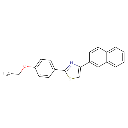 2-(4-ethoxyphenyl)-4-(naphthalen-2-yl)-1,3-thiazole