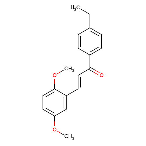 (2E)-3-(2,5-dimethoxyphenyl)-1-(4-ethylphenyl)prop-2-en-1-one