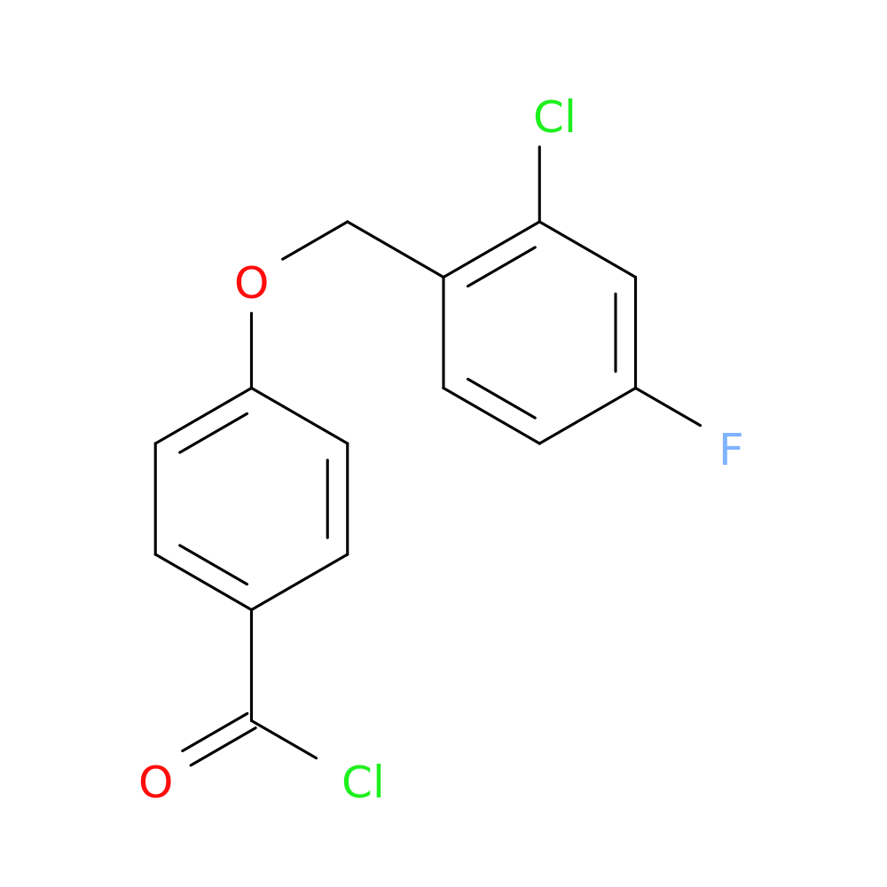 4-[(2-Chloro-4-fluorobenzyl)oxy]benzoyl chloride