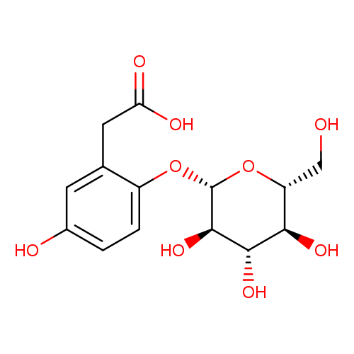 2-(5-Hydroxy-2-(((2S,3R,4S,5S,6R)-3,4,5-trihydroxy-6-(hydroxymethyl)tetrahydro-2H-pyran-2-yl)oxy)phenyl)acetic acid