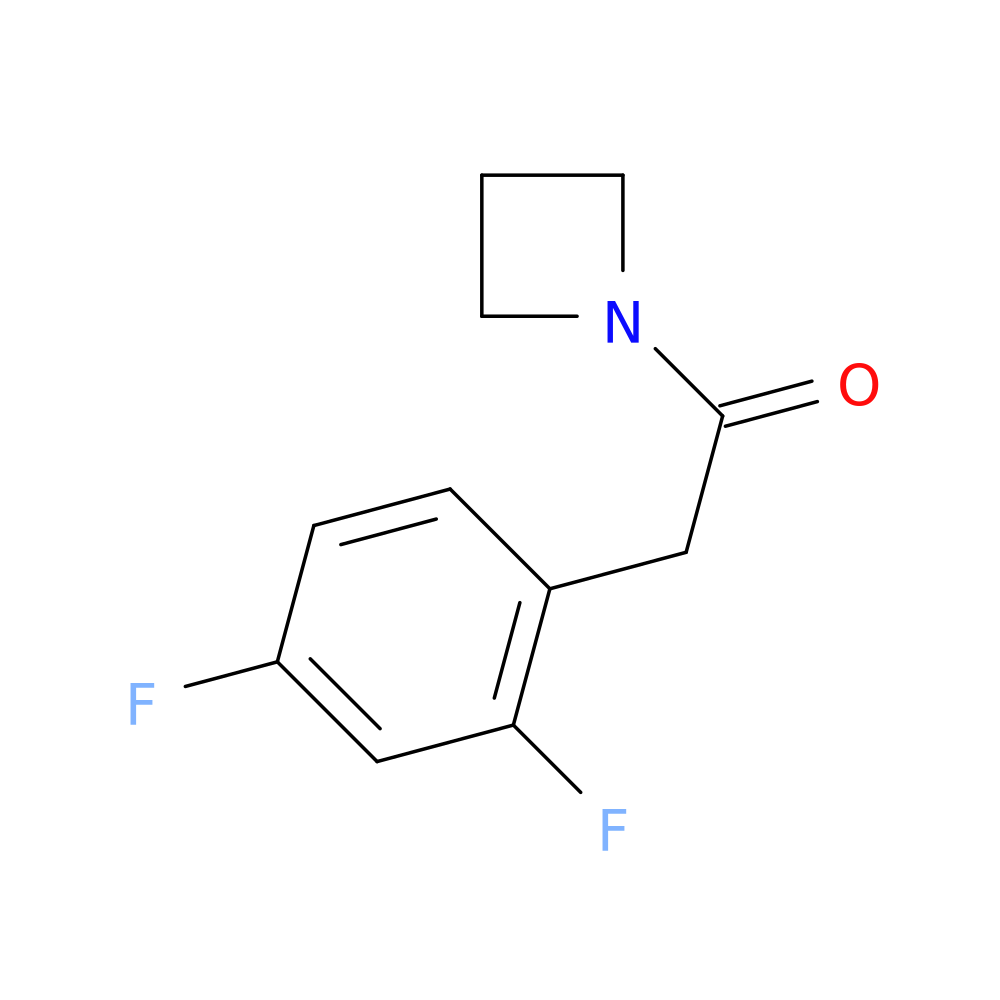 1-(azetidin-1-yl)-2-(2,4-difluorophenyl)ethan-1-one