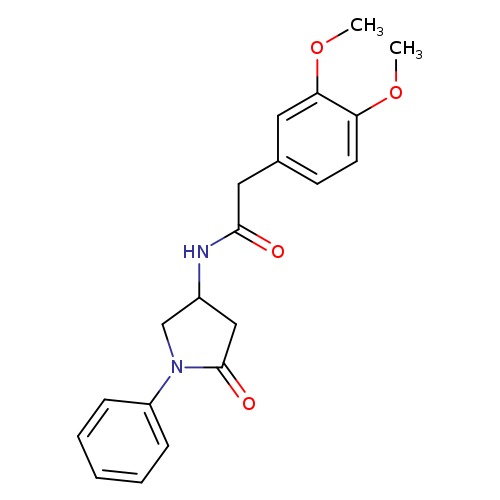 2-(3,4-dimethoxyphenyl)-N-(5-oxo-1-phenylpyrrolidin-3-yl)acetamide