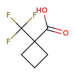 Cyclobutanecarboxylic acid, 1-(trifluoromethyl)-