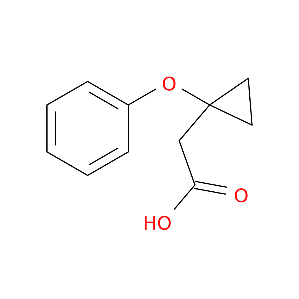 2-(1-phenoxycyclopropyl)acetic acid