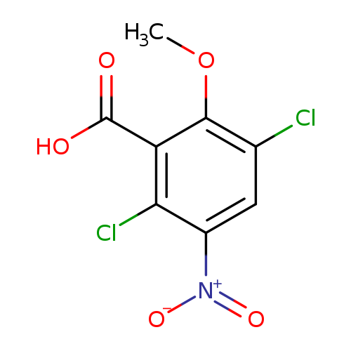 2,5-dichloro-6-methoxy-3-nitrobenzoicacid