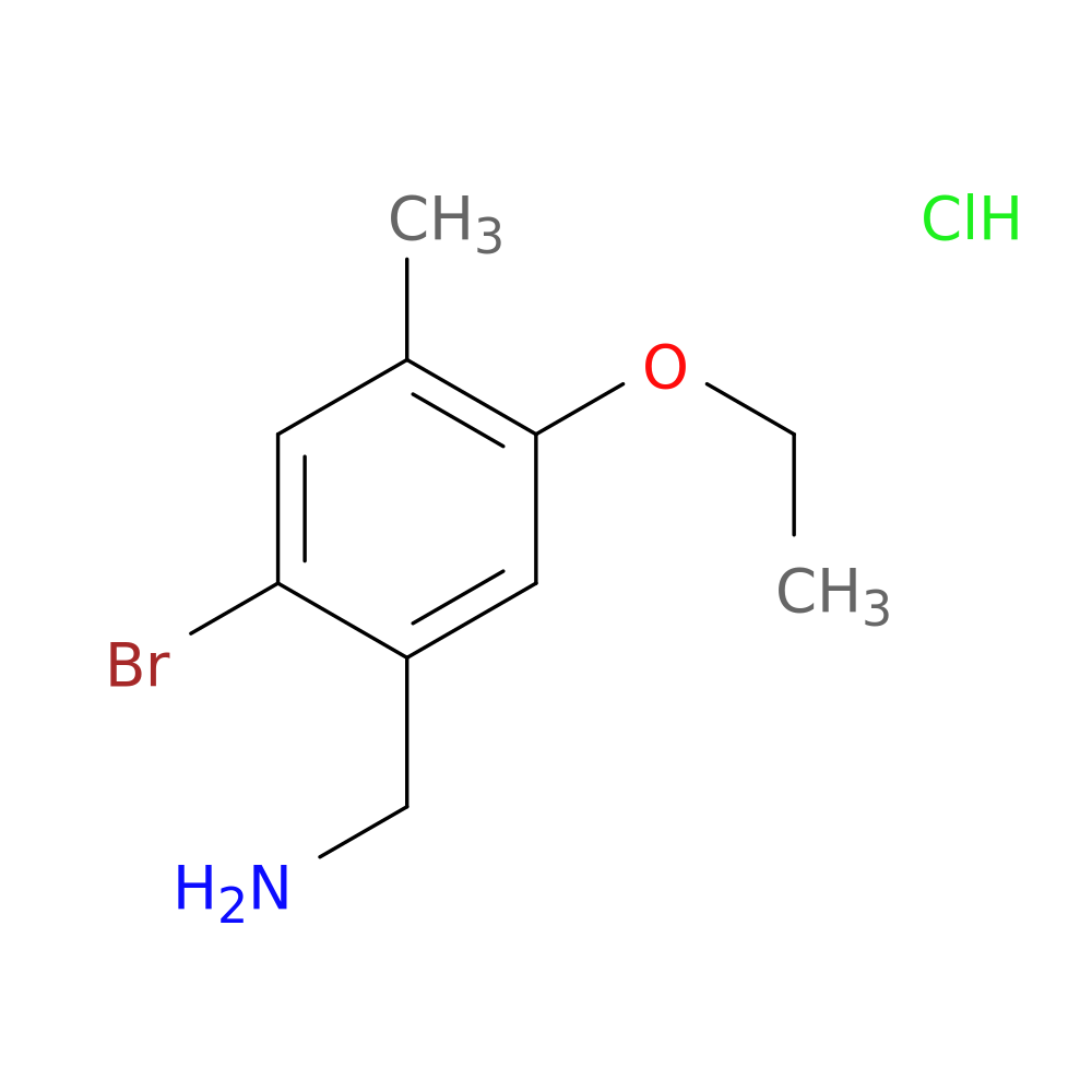 2-Bromo-5-ethoxy-4-methyl-benzylamine hydrochloride
