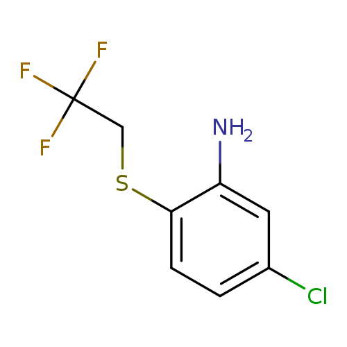 5-chloro-2-[(2,2,2-trifluoroethyl)sulfanyl]aniline