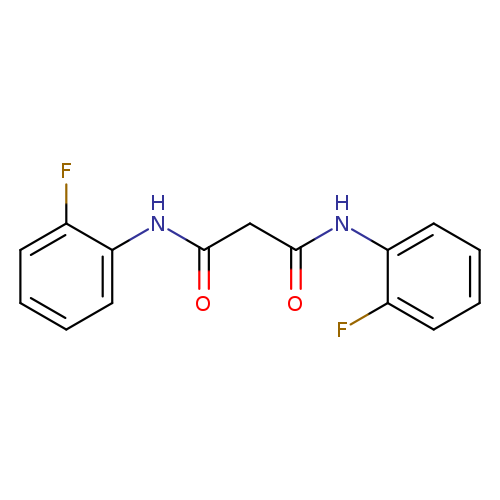 N,N'-bis(2-fluorophenyl)propanediamide