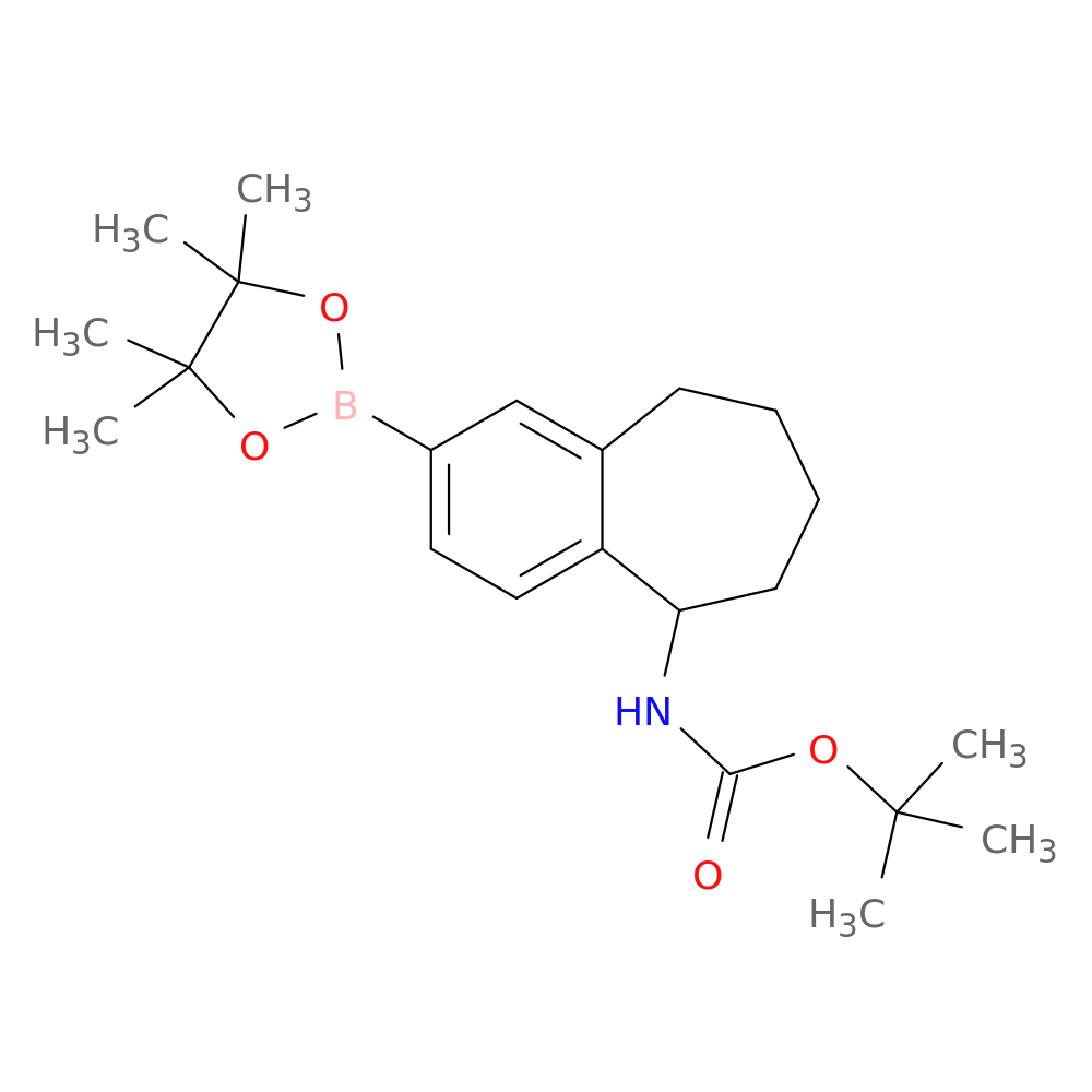tert-butyl N-[2-(tetramethyl-1,3,2-dioxaborolan-2-yl)-6,7,8,9-tetrahydro-5H-benzo[7]annulen-5-yl]carbamate
