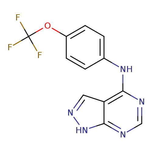 N-[4-(trifluoromethoxy)phenyl]-1H-pyrazolo[3,4-d]pyrimidin-4-amine
