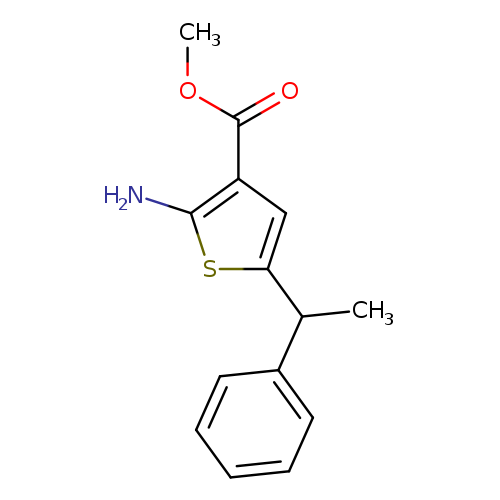 Methyl 2-amino-5-(1-phenylethyl)thiophene-3-carboxylate