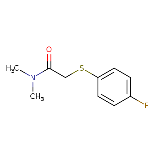 2-[(4-fluorophenyl)sulfanyl]-N,N-dimethylacetamide