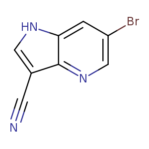 1H-Pyrrolo[3,2-b]pyridine-3-carbonitrile, 6-bromo-