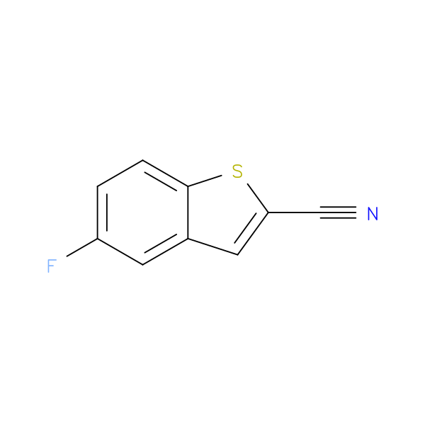5-Fluorobenzo[b]thiophene-2-carbonitrile