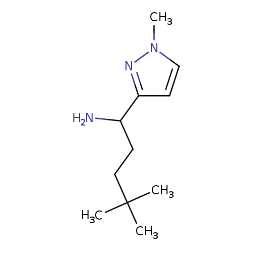4,4-dimethyl-1-(1-methyl-1H-pyrazol-3-yl)pentan-1-amine