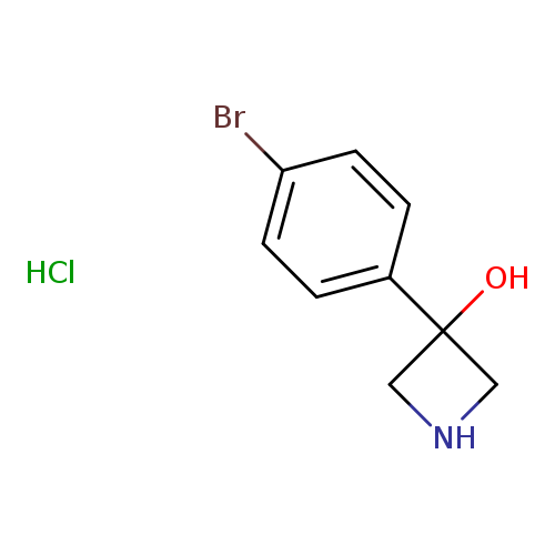 3-(4-bromophenyl)azetidin-3-ol hydrochloride