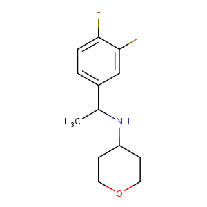 N-[1-(3,4-difluorophenyl)ethyl]oxan-4-amine