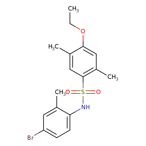 N-(4-bromo-2-methylphenyl)-4-ethoxy-2,5-dimethylbenzene-1-sulfonamide
