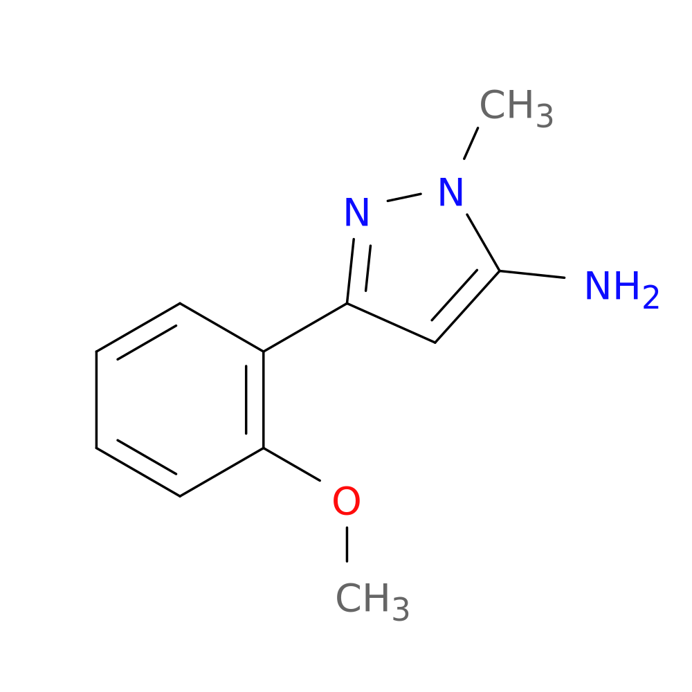 3-(2-Methoxyphenyl)-1-methyl-1H-pyrazol-5-amine