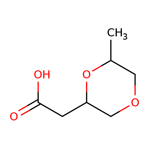2-(6-methyl-1,4-dioxan-2-yl)acetic acid