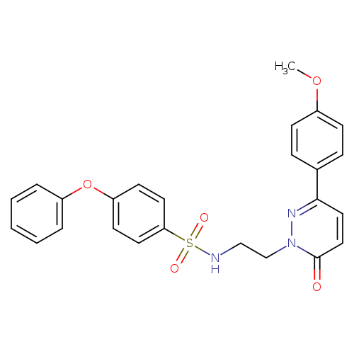 N-{2-[3-(4-methoxyphenyl)-6-oxo-1,6-dihydropyridazin-1-yl]ethyl}-4-phenoxybenzene-1-sulfonamide