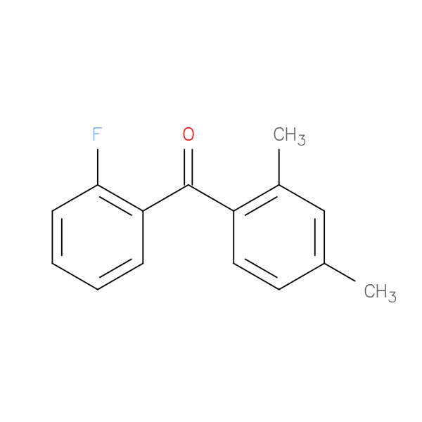 (2,4-Dimethyl-phenyl)-(2-fluoro-phenyl)-methanone