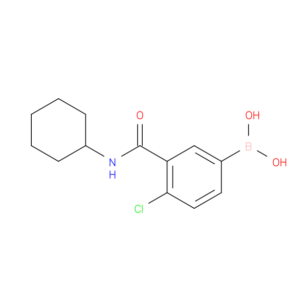 4-Chloro-3-(cyclohexylaminocarbonyl)phenylboronic acid