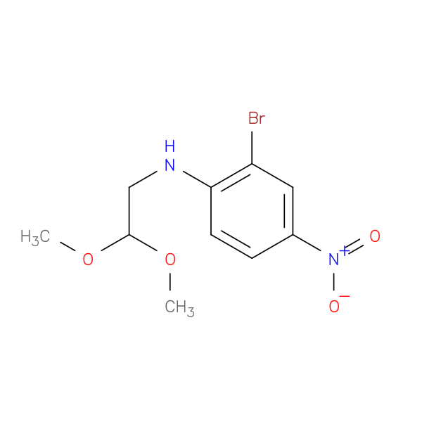 2-bromo-N-(2,2-dimethoxyethyl)-4-nitroaniline