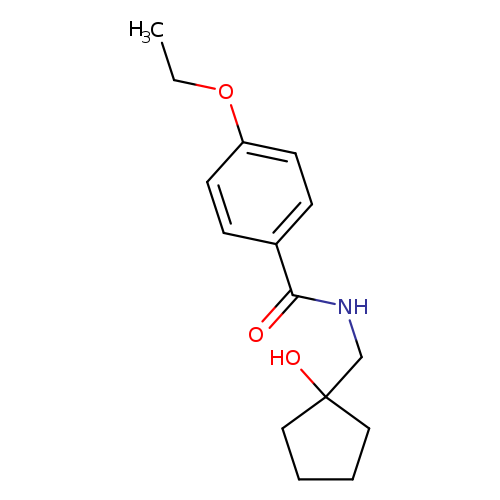 4-ethoxy-N-[(1-hydroxycyclopentyl)methyl]benzamide