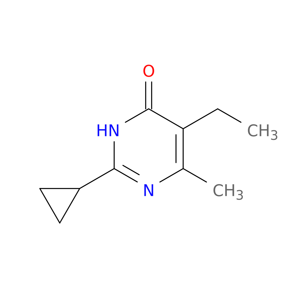 "2-cyclopropyl-5-ethyl-6-methyl-3,4-dihydropyrimidin-4-one"
