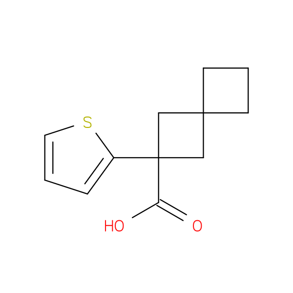 2-(thiophen-2-yl)spiro[3.3]heptane-2-carboxylic acid