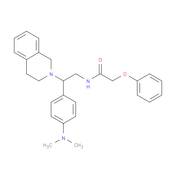 N-{2-[4-(dimethylamino)phenyl]-2-(1,2,3,4-tetrahydroisoquinolin-2-yl)ethyl}-2-phenoxyacetamide